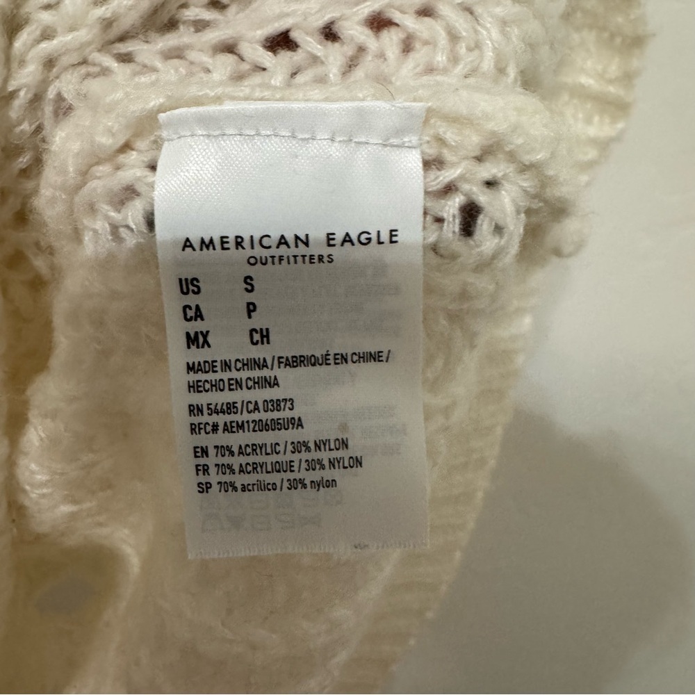 American Eagle Outfitters Cream Knit Sweater - Picture 3 of 9